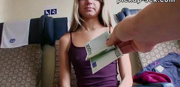 trendsEurobabe Gina Gerson railed in a train for a chunk of cash